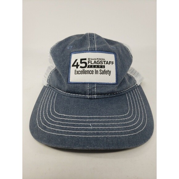 Nestle Purina Hat 45 Years Flagstaff AZ Excellence in Safety Mesh Denim Style - Picture 2 of 16